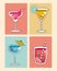 icons cocktails beverages