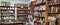 Icons, crosses and religious literature in the church shop of the Valday Iversky Monastery. Valdai, Russia September 24, 2018