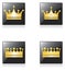 Icons with crowns