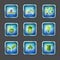Icons with ecology elements