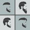 Icons hairstyles beard