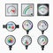 Icons of measuring instruments