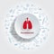 Icons For Medical Specialties. Pulmonology Concept. Vector Illustration With Hand Drawn Medicine Doodle.