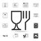 icons on the microwave icon. Detailed set of laundry icons. Premium quality graphic design. One of the collection icons for websit
