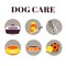 Icons set : Dog care Object