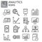 Icons set - Search Engine Optimization, Analytics