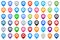 icons social media group color