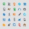 Icons for technology and industry