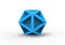icosahedron geometric 3d object