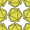 Icosahedron pattern vector2