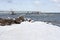 Icy Bathing Jetty