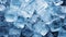 Icy blue backdrop with frozen crystal patterns, ideal for wintry designs and cool backgrounds.