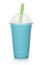 Icy blue milk shake