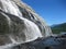 Icy Glacier Waterfalls