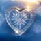 The icy heart on a sunny day. Generative AI