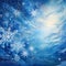 Icy Reverie: Dreamlike Visions of Falling Snowflakes