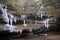 Icy waterfall at Hocking Hills