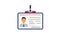 ID Card icon animation for medical motion graphics