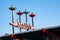 Idaho Falls, Idaho - September 21, 2020: Retro neon sign for Scottys, a drive in hamburger restuarant