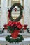 Idaho State Capitol Building Rotunda Poinsettia and swag framed in wreath