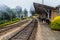 IDALGASHINNA, SRI LANKA - JULY 16, 2016: Railway station in Idalgashinna villag