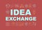 Idea exchange word concepts banner