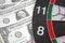 Idea of financial success - darts and dollar