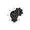 Idea gear dollar icon. Simple business intention icons for ui and ux, website or mobile application