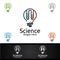 Idea Science and Research Lab Logo for Microbiology, Biotechnology, Chemistry, or Education Design