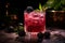 The Ideal Bramble Cocktail. Generative By Ai