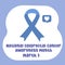 Ideal for National Colorectal Cancer Awareness Month celebrations, this vector graphic highlights the disease