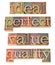 Ideal, perfect, value and quality