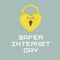 An ideal vector graphic for commemorating Safer Internet Day is this one