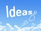 Ideas message cloud shape