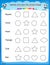 Identify and color the correct shape worksheet