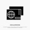 Identity, Pass, Passport, Shopping Solid Black Glyph Icon