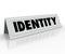 Identity Personal Character Distinctive Name Tent Card