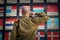 IDF soldier salutes the flags of countries that voted the UN for the establishment of the State of Israel