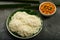 Idiyappam - red white steamed noodles