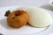 Idli Vada is a South Indian breakfast dish