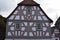 Idstein, Germany - 02 04 2023: half-timbered houses in old town