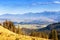 Idyllic autumn landscape in the Alps