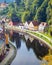 Idyllic autumnal life in Cesky Krumlov