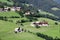 Idyllic Bavarian Landscape, Village And Zugspitze