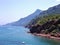 Idyllic bay in the Sierra Tramuntana on the island of Mallorca