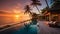 Idyllic Beachfront Villa: Private Infinity Pool, Turquoise Waters, Sunset Bliss