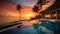 Idyllic Beachfront Villa: Private Infinity Pool, Turquoise Waters, Sunset Glow