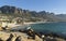 Idyllic Camps Bay beach and Table Mountain in Cape Town, South Africa