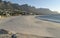 Idyllic Camps Bay beach and Table Mountain in Cape Town, South Africa