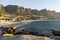 Idyllic Camps Bay beach and Table Mountain in Cape Town, South Africa